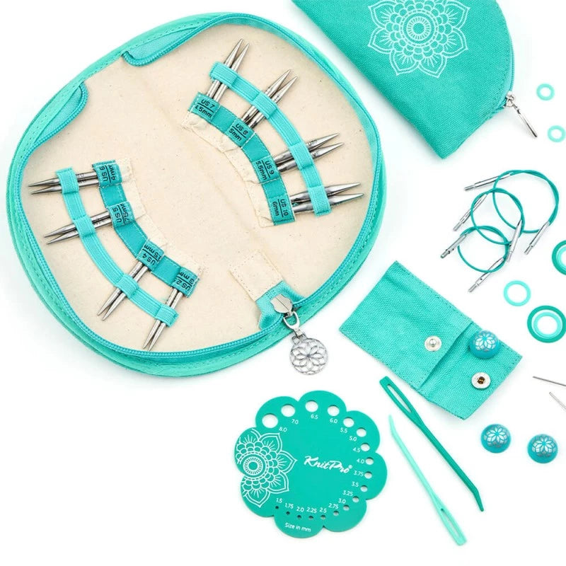 SET FERRI CIRCOLARI INTERCAMBIABILI - GENEROSITY -MINDFUL COLLETION - KNIT PRO